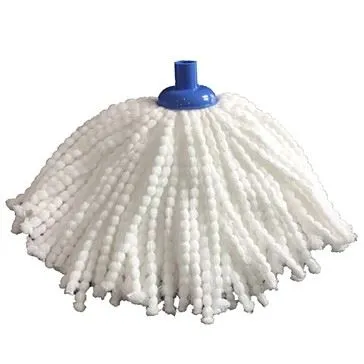 Tshiab Tsim Lag Luam Wholesale Dawb Dawb Microfiber Mop Taub Hau